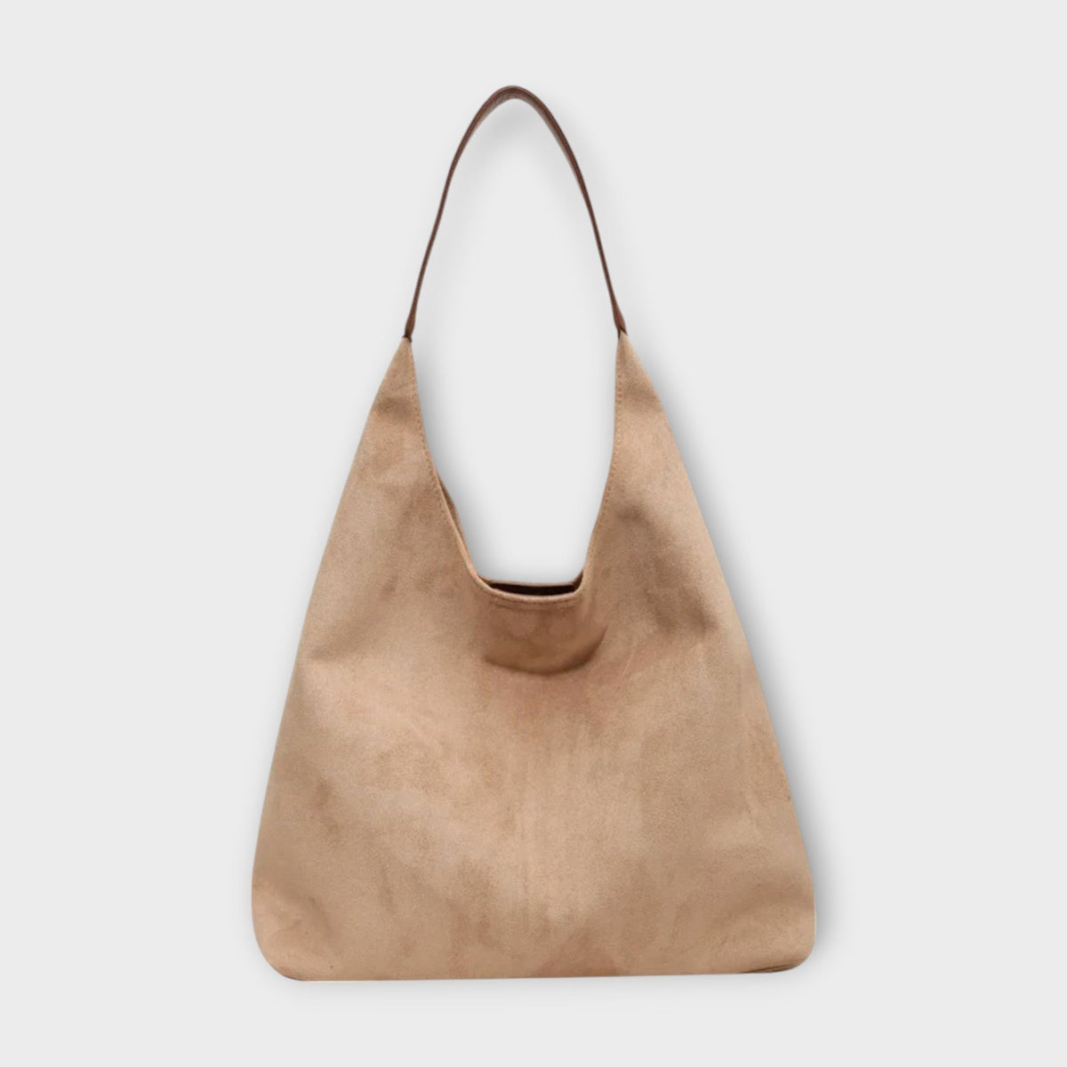 Alma | Bolsa hobo efecto gamuza