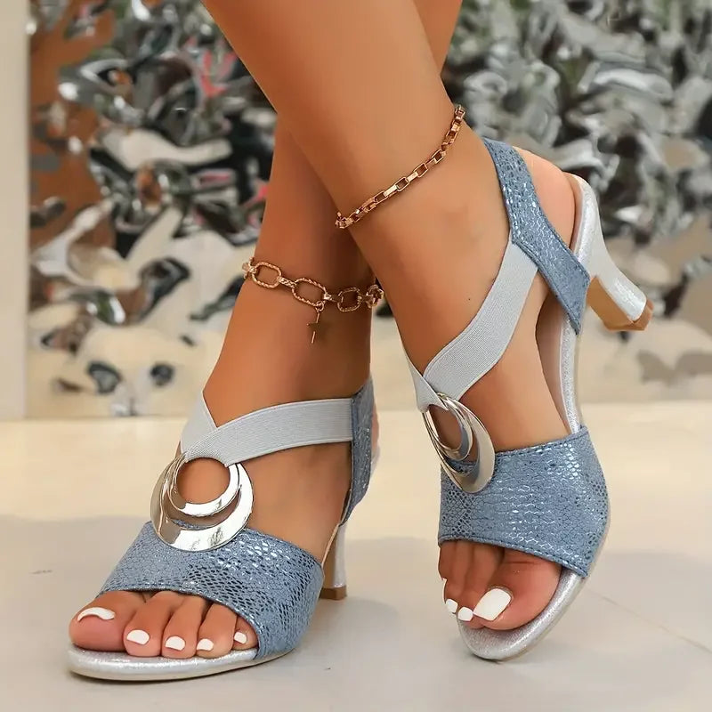 Aveline | Sandalias cómodas de tacón alto