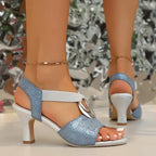 Aveline | Sandalias cómodas de tacón alto
