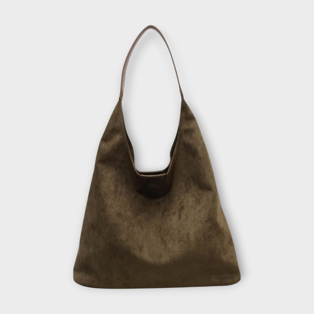 Alma | Bolsa hobo efecto gamuza