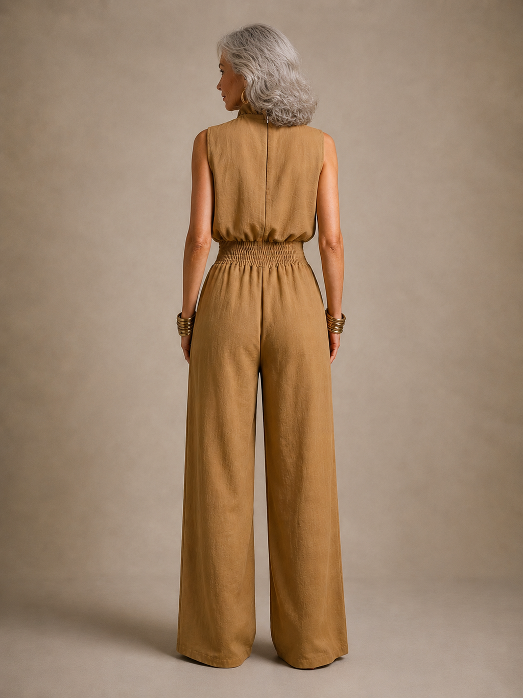Zenaide | Mono camel de pierna ancha