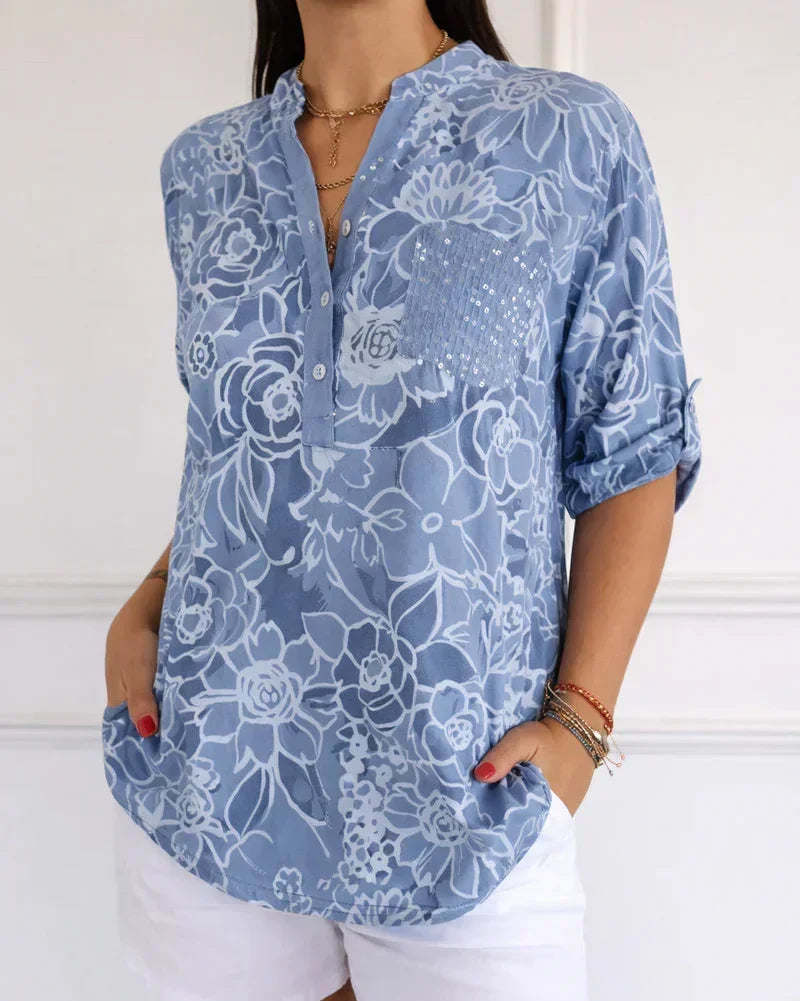 Avery | Blouse élégante avec poche
