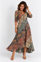 LYDIA | Robe longue fluide à la coupe souple