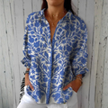 Isabelle™ | Blouse Jardin Bleu