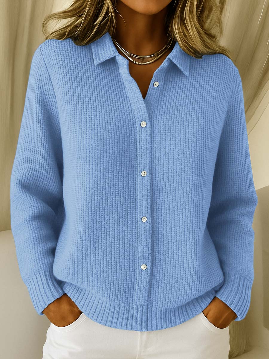 ÉLISE | Cardigan en maille boutonné