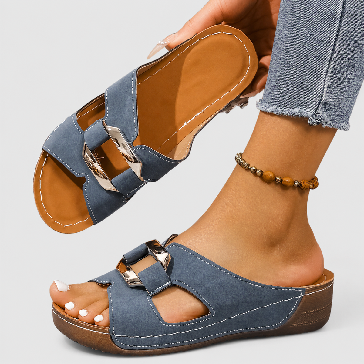 Chantal | Sandalias elegantes con hebilla
