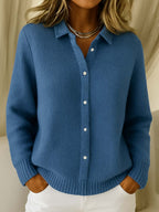 ÉLISE | Cardigan en maille boutonné