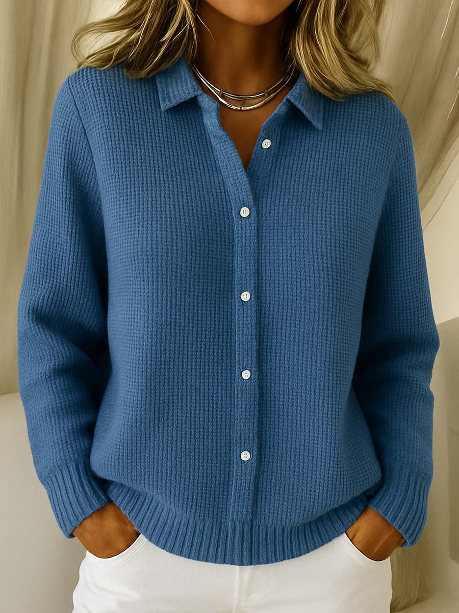 ÉLISE | Cardigan en maille boutonné
