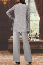 Lunara | Conjunto elegante de tres piezas con pantalón